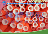 Tube rouge d'isolation de tuyau de mousse de polyéthylène d'EPE pour le tuyau de climatiseur