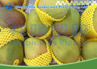 Filet jaune blanc vert rouge de fruit de mousse de couleur pour le paquet de papaye de banane