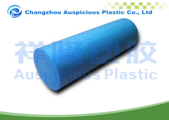 Bâton profond de rouleau de mousse de massage de tissu d'EPE de mousse de yoga bleu de rouleau pour l'étirage